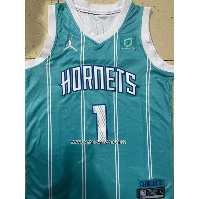 LaMelo Ball NO 1 Camiseta Nino Charlotte Hornets Icon 2022-23 Verde